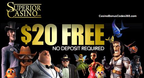 superior casino no deposit codes 2020
